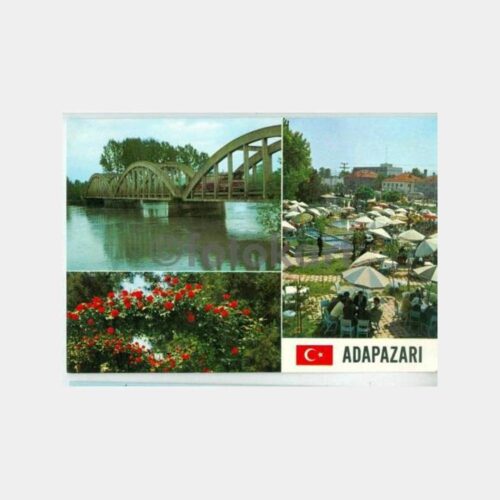 1972 Adapazarı 3 Değişik Görünüş Kartpostal