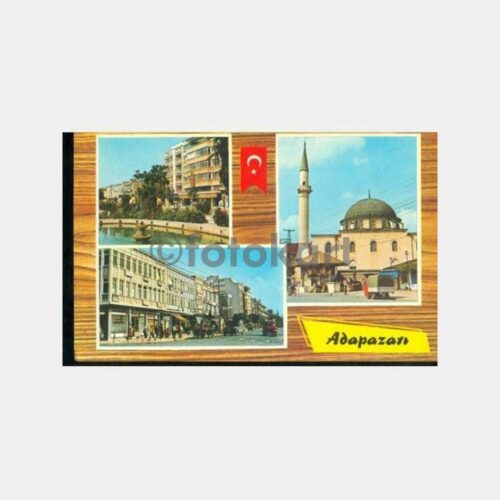 1974 Adapazarı 3 Görünüş Kartpostal