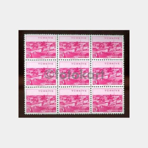 1960 Adapazarı Altılı Blok 5-20 Kr Memleket Seri Pul