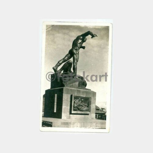 1938 Afyon Zafer Anıtı Görünüş Kartpostal