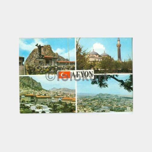 1970 Afyon 4 Görünüş Kartpostal