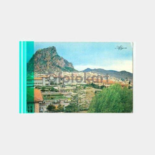 1974 Afyon Genel Görünüş Kartpostal