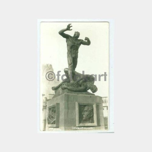 1938 Afyon Zafer Anıtı Kartpostal