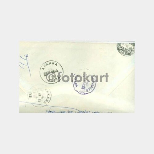 1984 Ankara Posta Damgalı Zarf