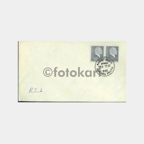 1977 Ankara Karapürçek Posta Damgalı Zarf