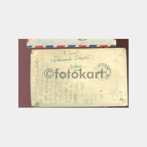 1948 Ankara K. Maltepe Varış Posta Damgalı Zarf - Görsel 2