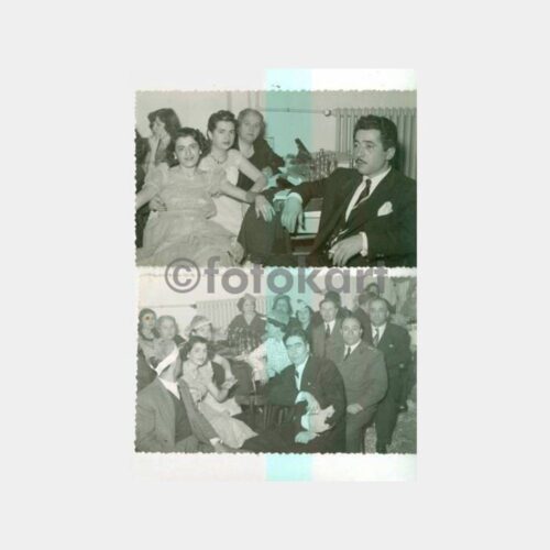 1954 Adapazarı Tıp Balosu 2 Adet Fotoğraf
