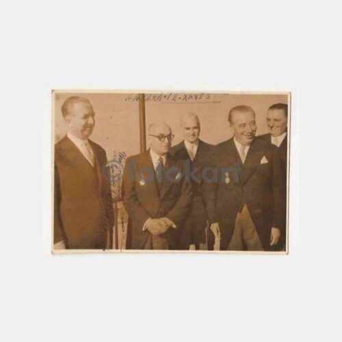 1953 Celal Bayar ve Heyeti Belgesel Fotoğraf
