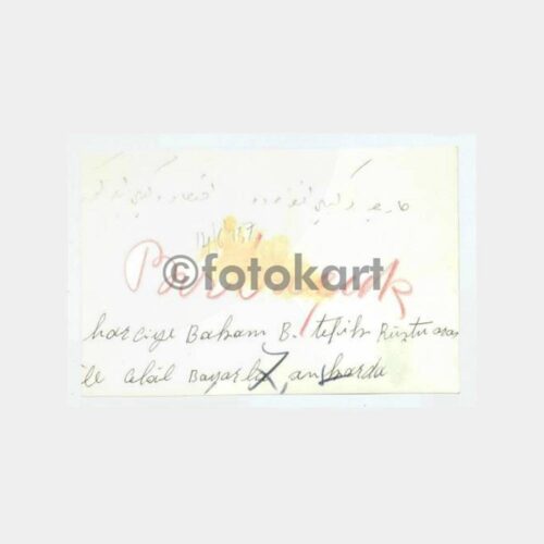 1937 Hariciye Nazırı T. Rüştü Celal Bayar Fotoğraf - Görsel 2