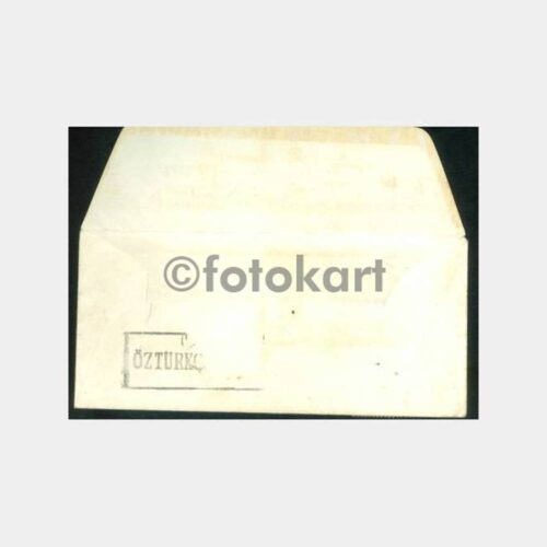 1935 Ekonomi Bakanı Celal Bayar Kızları Tebrik Kartı ve Zarf - Görsel 2
