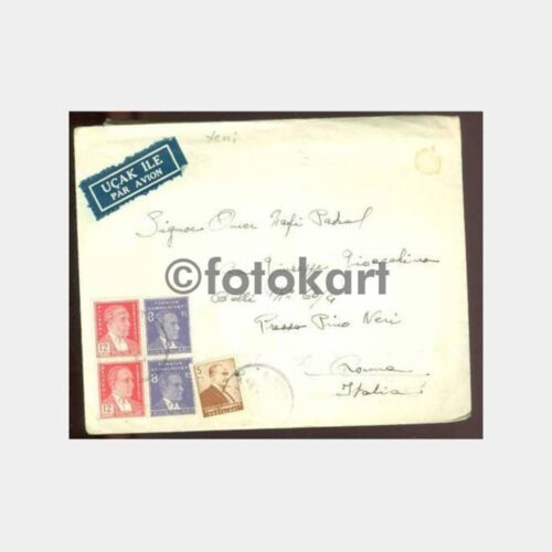 1955 PTT Beylerbeyi Posta Damgalı Zarf