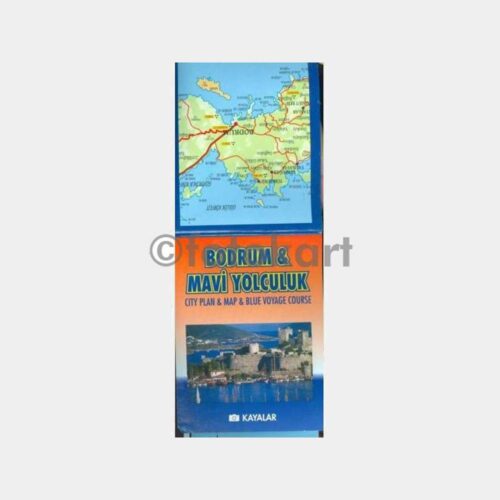1990 Turistik Bodrum Haritası