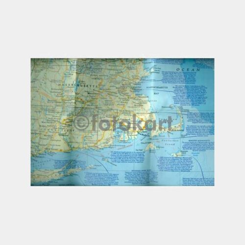 1987 ABD New England Boston Keşif Haritası - Görsel 2