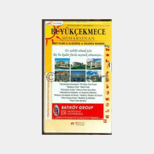 2004 Büyükçekmece Turistik Broşürü Haritası