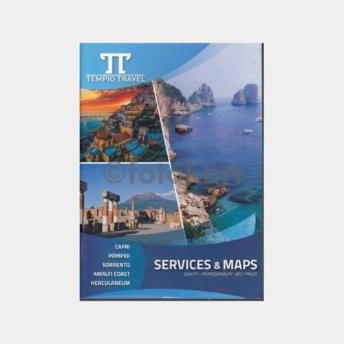 İtalya Capri Amalfi Harita Turistik Broşürü