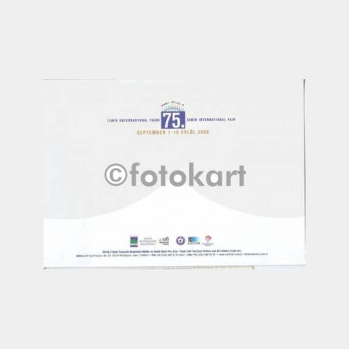 2006 İzmir Fuarı Antetli 75. Yıl Zarf