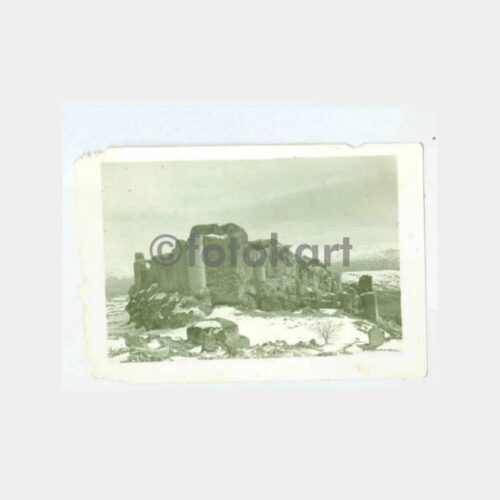 1952 Elazığ Harput Kalesi Tebrik Fotoğraf