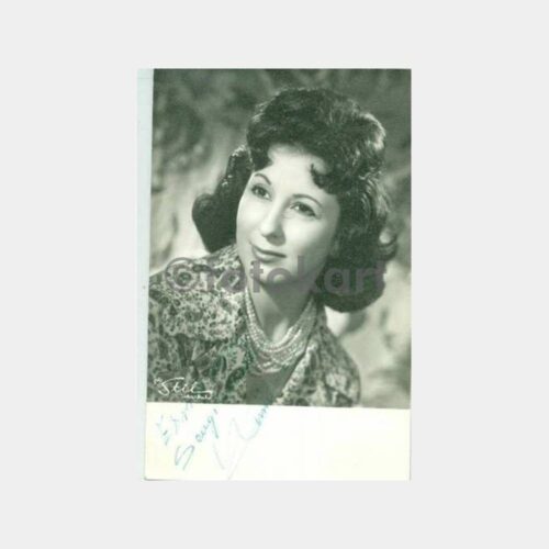 1960 Türk Sineması Hümaşah Hiçan İmzalı Fotoğraf