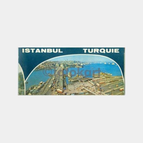 1978 İstanbul Turistik Harita Broşürü