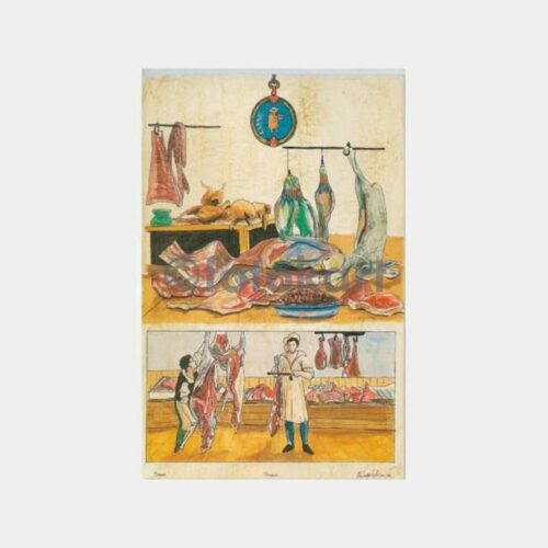 1996 İtalya Yemek Kültürü Konulu Kartpostal