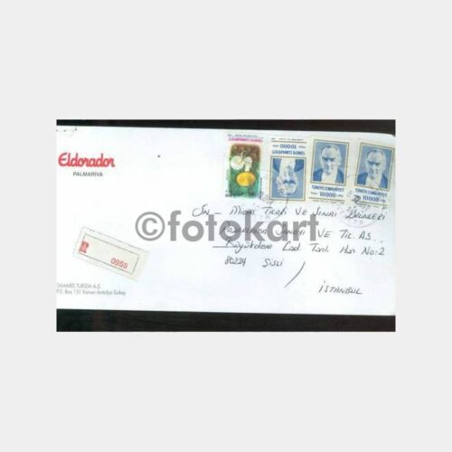 1995 Kemer PTT Eldorador Antetli Zarf