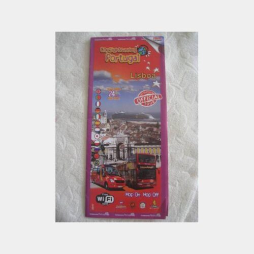 Portekiz Lizbon Turistik Şehir Haritası