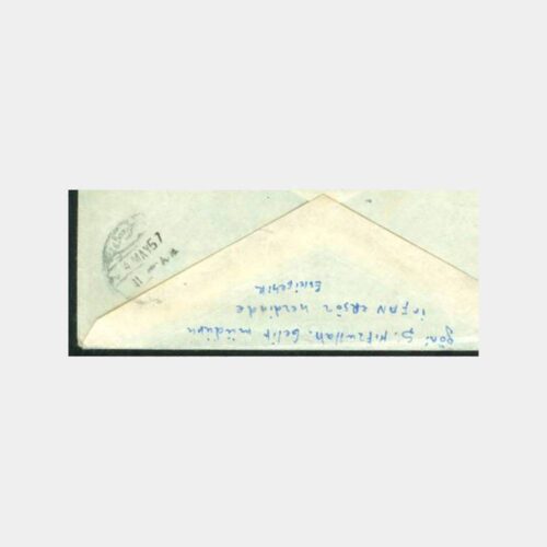 1957 Eskişehir Damgalı Musul Varışlı Zarf - Görsel 2