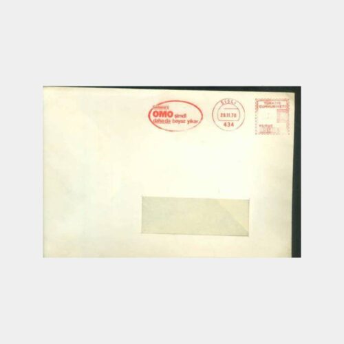1978 Omo Temizleme Tozu Damgalı Zarf