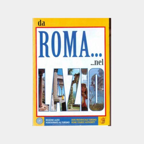 2010 İtalya Roma ve Lazio Bölgesi Turistik Harita