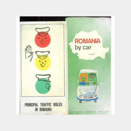 1974 Romanya Broşür ve Harita