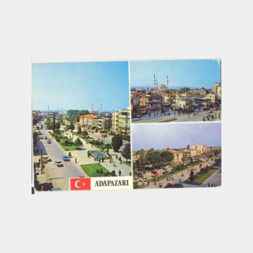 1985 Adapazarı 3 Değişik Görünüş Kartpostal