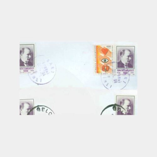 1994 Sart (Sardes) Harabeleri Posta Damgalı Zarf