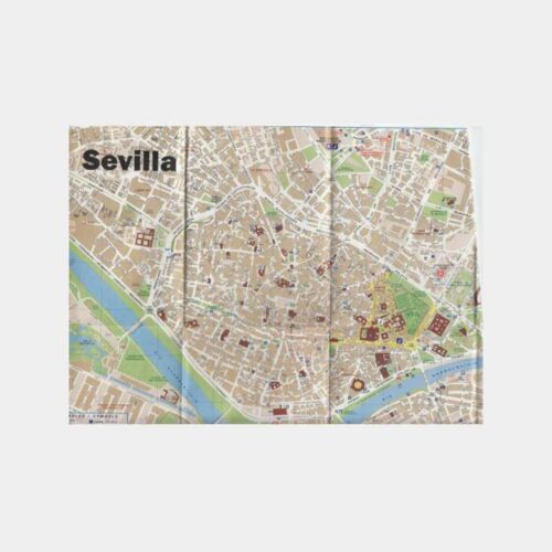 İspanya Sevilla Şehir Haritası
