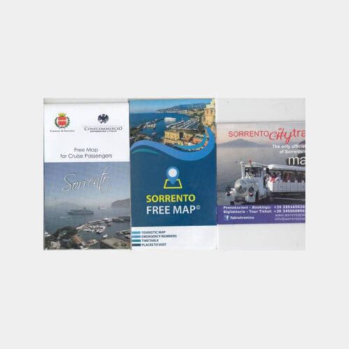 İtalya Sorrento Harita Turistik Broşürü