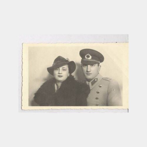 1939 Ankara Subay ve Ailesi Stüdyo Fotoğraf