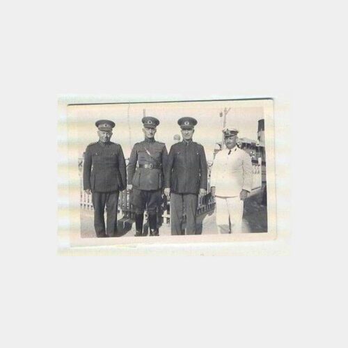 1936 Darıca İskelede Subaylar Fotoğraf