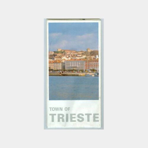 2000 İtalya Trieste Şehir Haritası Broşürü