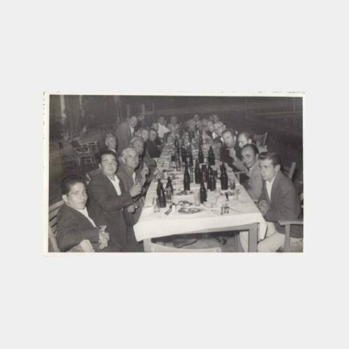 1960 Aydın Yemek Kültürü Veda Sofrası Fotoğraf