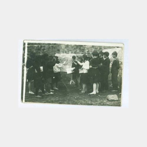 1930 Zonguldak Coğrafya Dersi Kız Öğrenci Fotoğraf