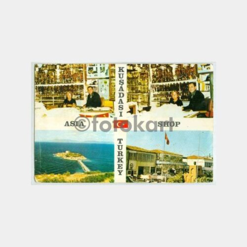 1975 Kuşadası Asia Shop Konulu Kartpostal