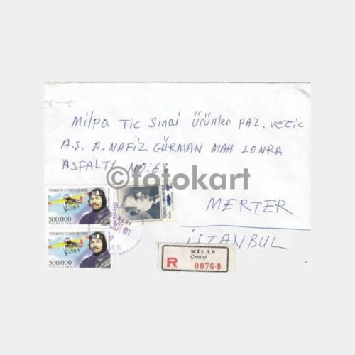 2001 Milas Bafa Çamiçi Posta Damgalı Zarf
