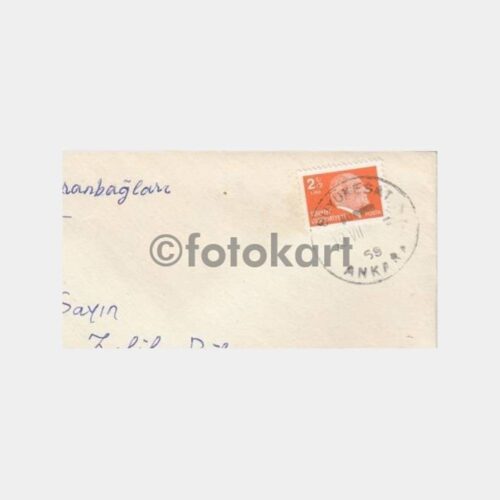 1980 Büyükesat Posta Damgalı Zarf