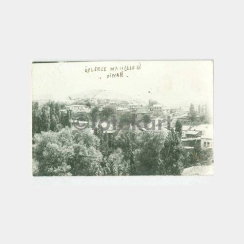 1929 Afyon Dinar Görünüş Kartpostal - Üçlerce Mah