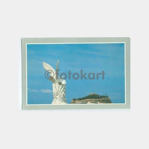 1980 Kuşadası Güvercin Anıtı Görünüş Kartpostal