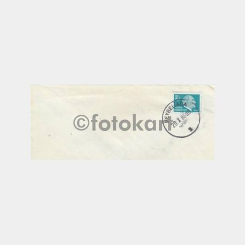 1980 Heybeliada Posta Damgalı Zarf