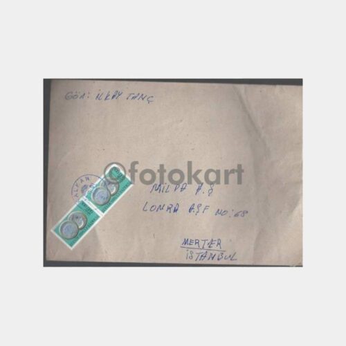 2001 Kalkan Posta Damgalı Zarf