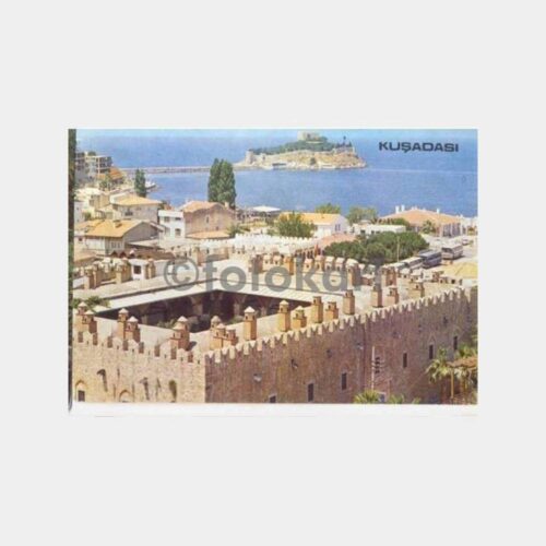 Kuşadası Kervansaray Görünüş Kartpostal