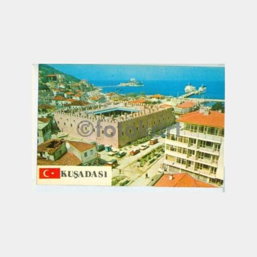 1980 Kuşadası Kervansarayı Görünüş Kartpostal