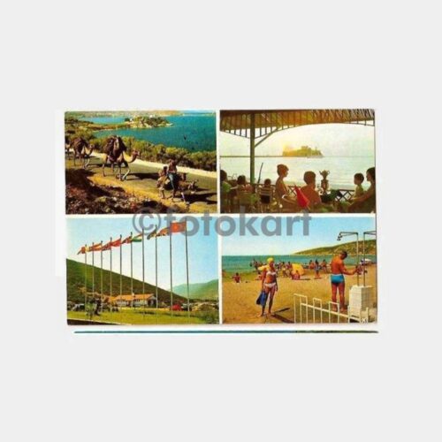 1972 Kuşadası 4 Görünüş Kartpostal