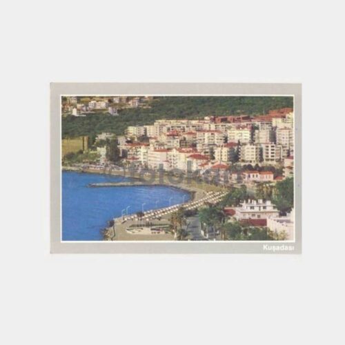 1986 Kuşadası Genel Görünüş Kartpostal